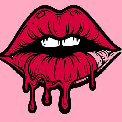 lips that look realistic and drip