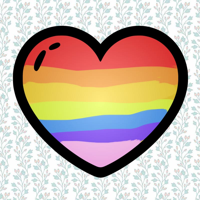 a blank heart