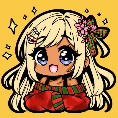 super cute anime girl