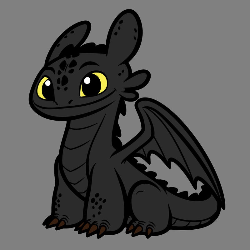toothless the dragon