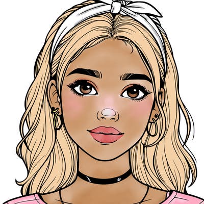 realistic teenage girl