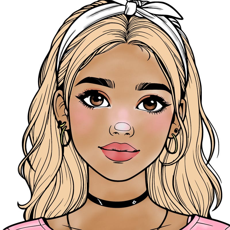 realistic teenage girl