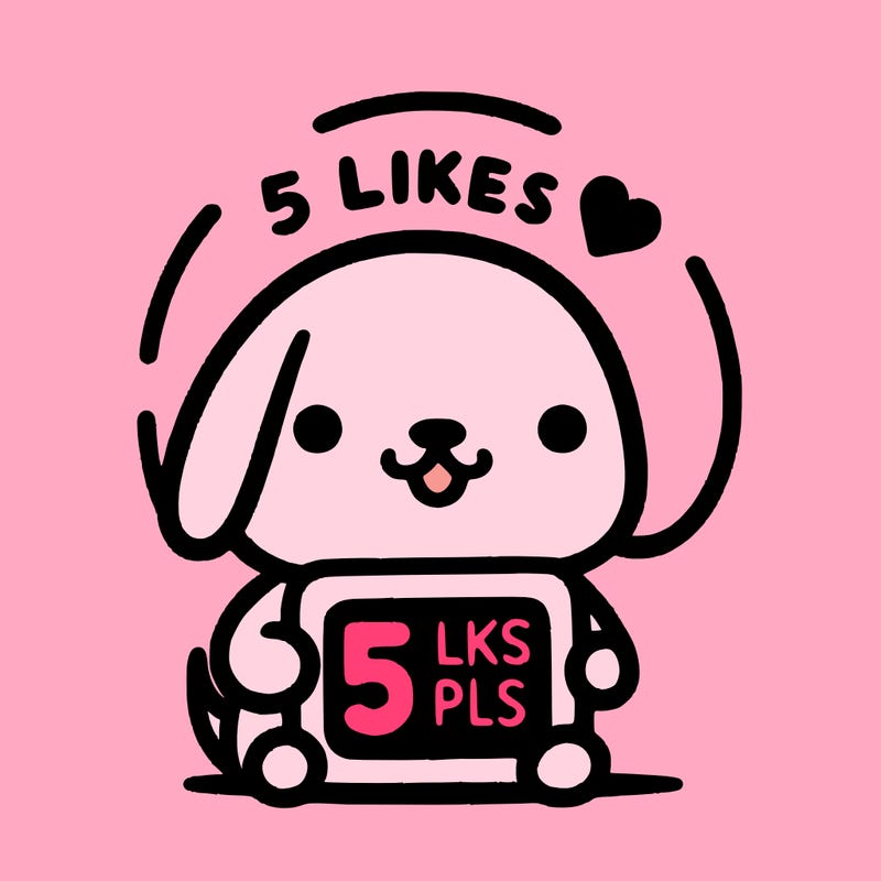 cute dog saying 5 likes pls