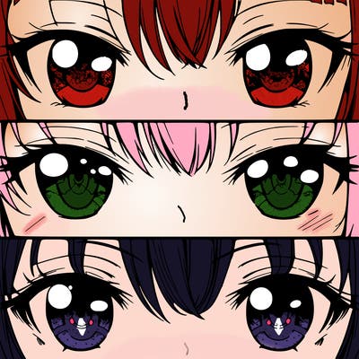 anime eyes