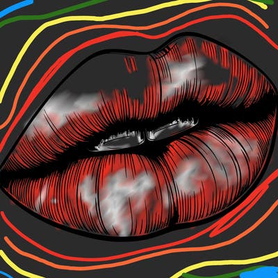 realistic lips
