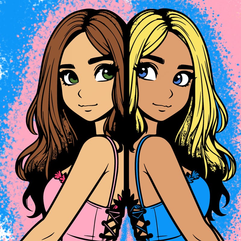 a realistic girl split