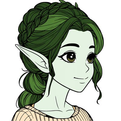 realistic girl elf