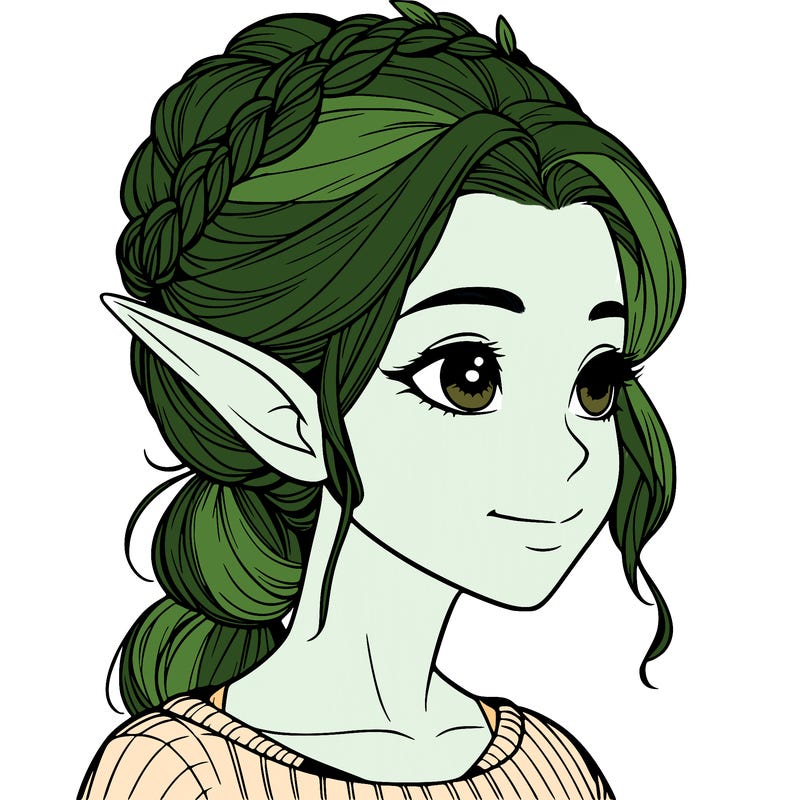 realistic girl elf