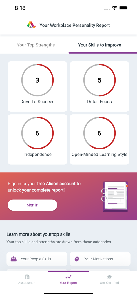 Personality Test - Education App | MWM
