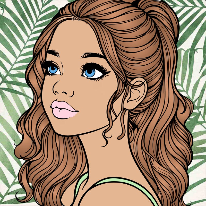 beautiful realistic girl