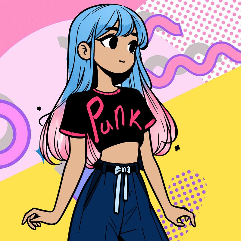 girl in a cute crop top