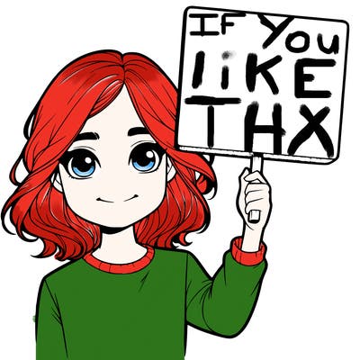 realistic girl holding up a sign