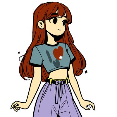 girl in a cute crop top