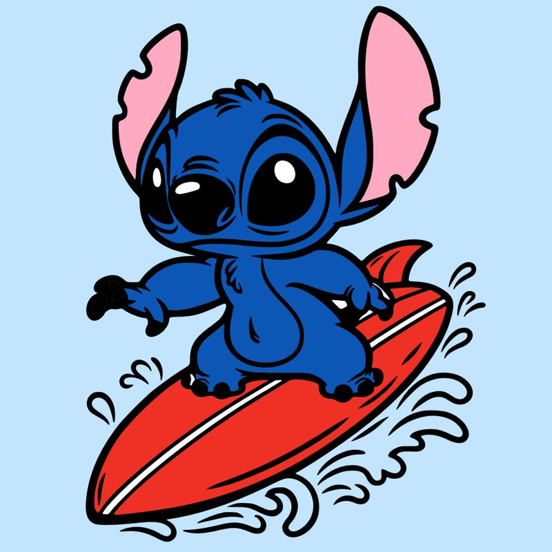 stitch surf boarding