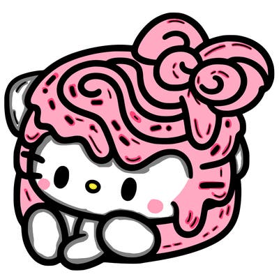 cinnamon roll from hello kitty