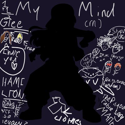 teenage girl doing street dance in baggy clothes