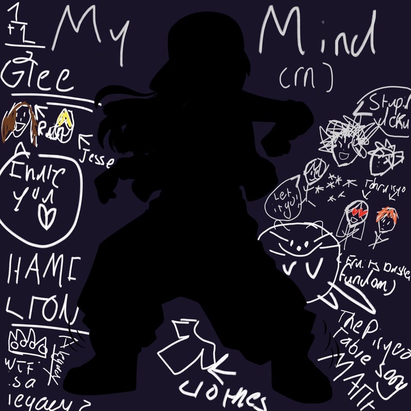 teenage girl doing street dance in baggy clothes