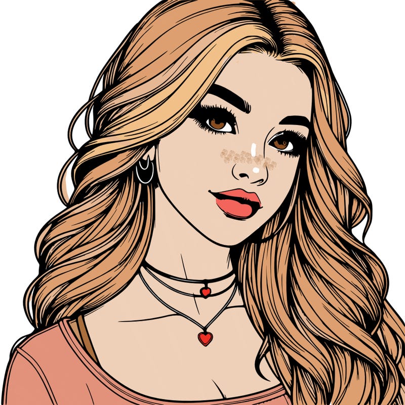 detailed realistic girl