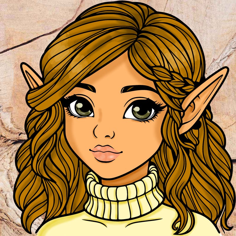 realistic girl elf
