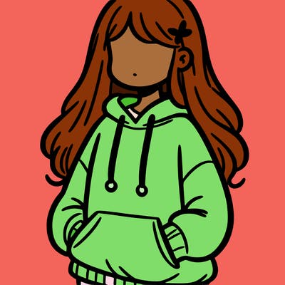 girl in sweatshirt