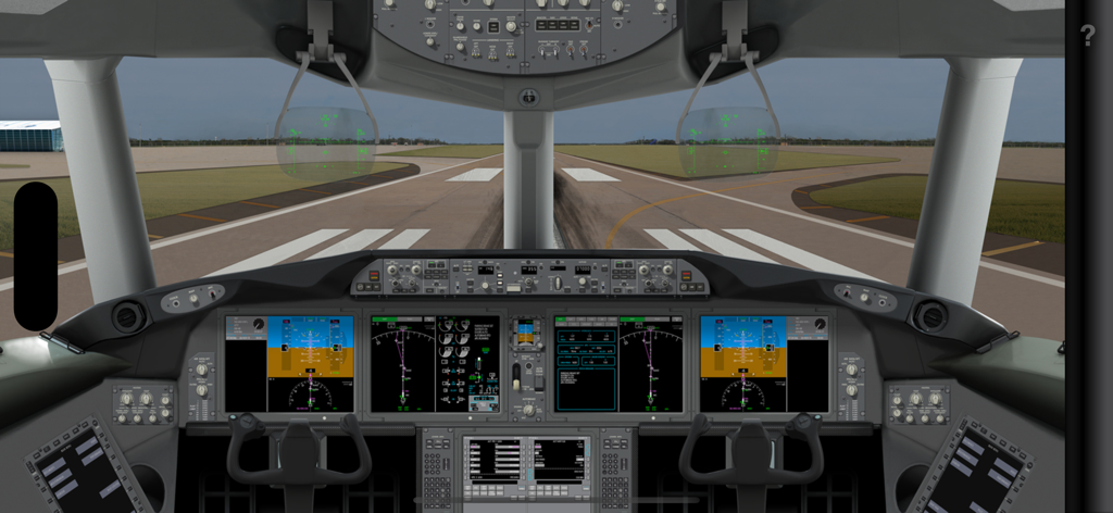 Acron B787 Cockpit Fam. - A realistic high resolution view of the Boeing 787 cockpit and flight deck displays