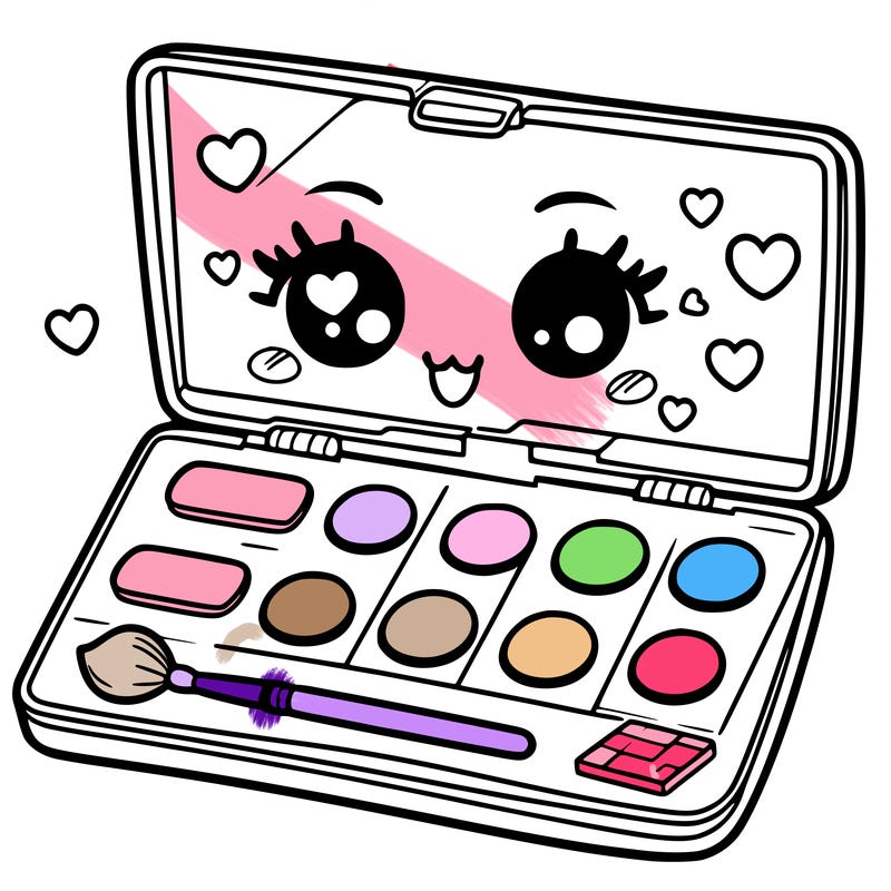 makeup pallet