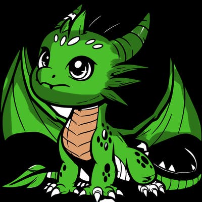 fierce baby night dragon