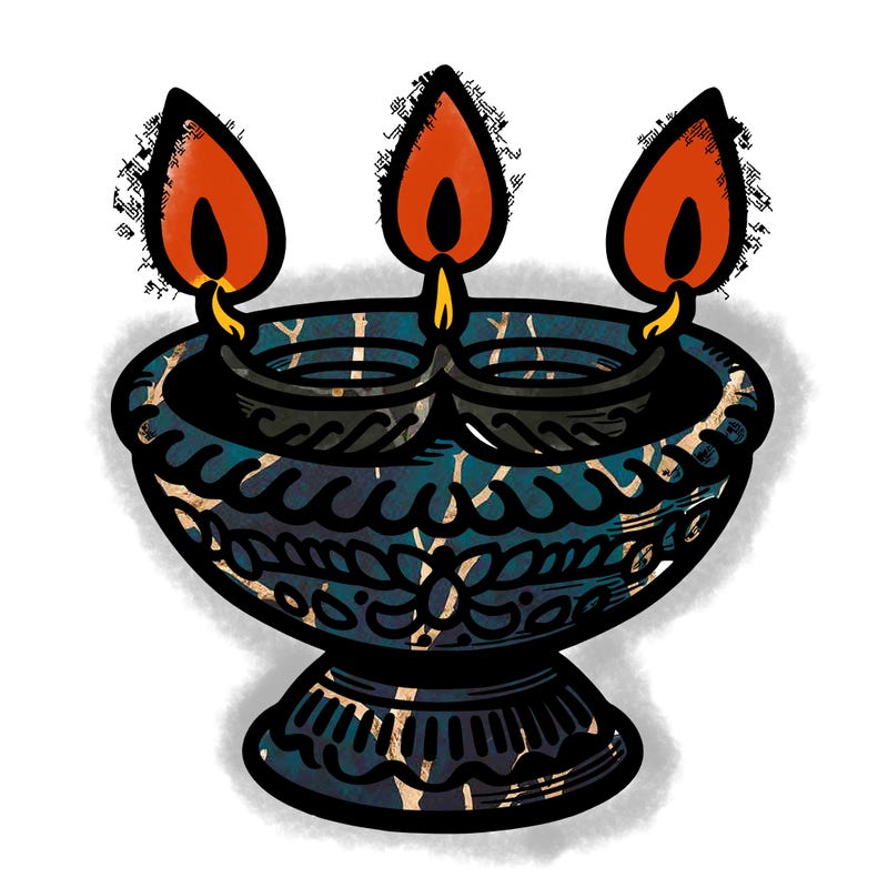 dip lamps for diwali