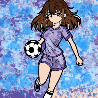 hot anime soccer girl