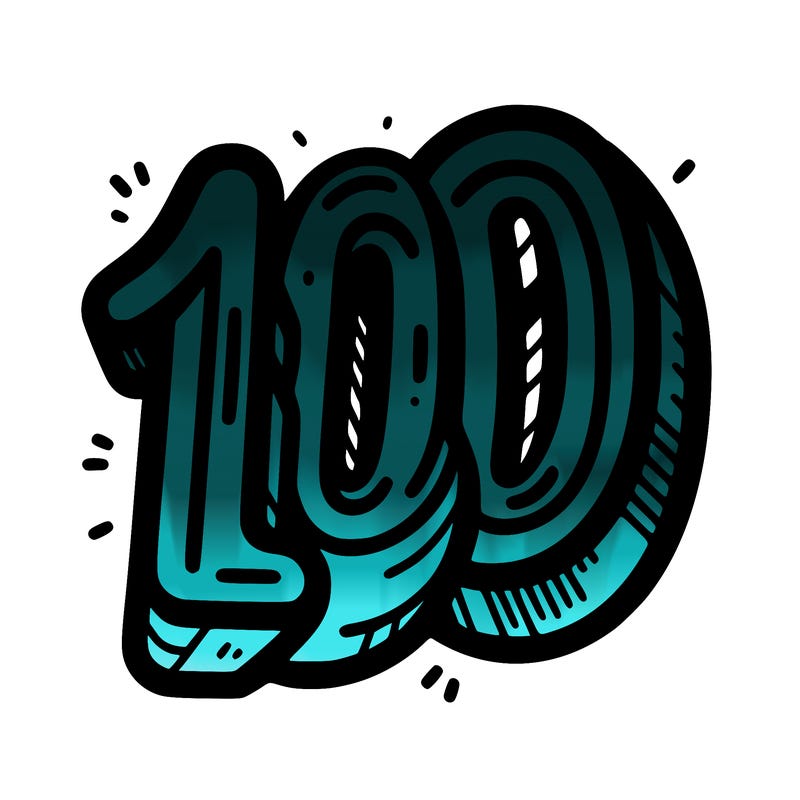 100