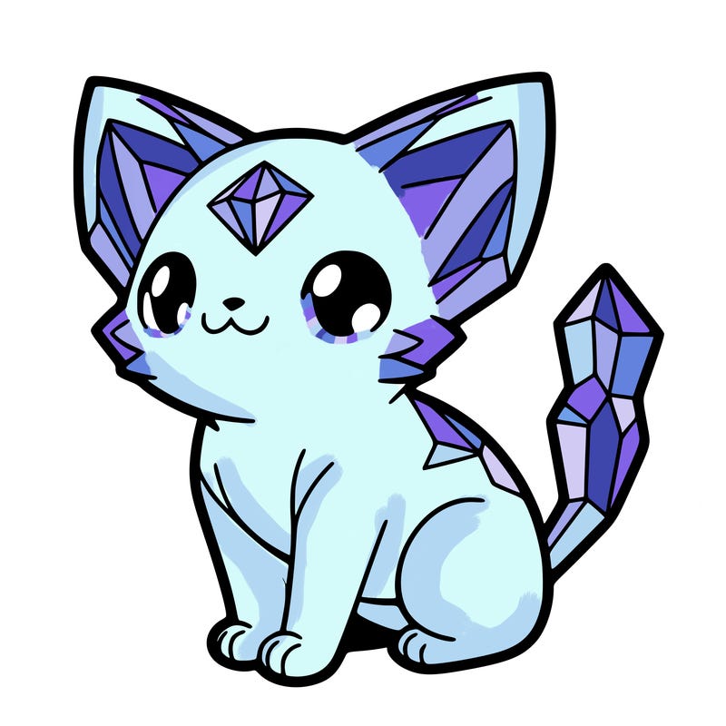 crystal kitten