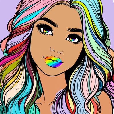 beautiful realistic girl