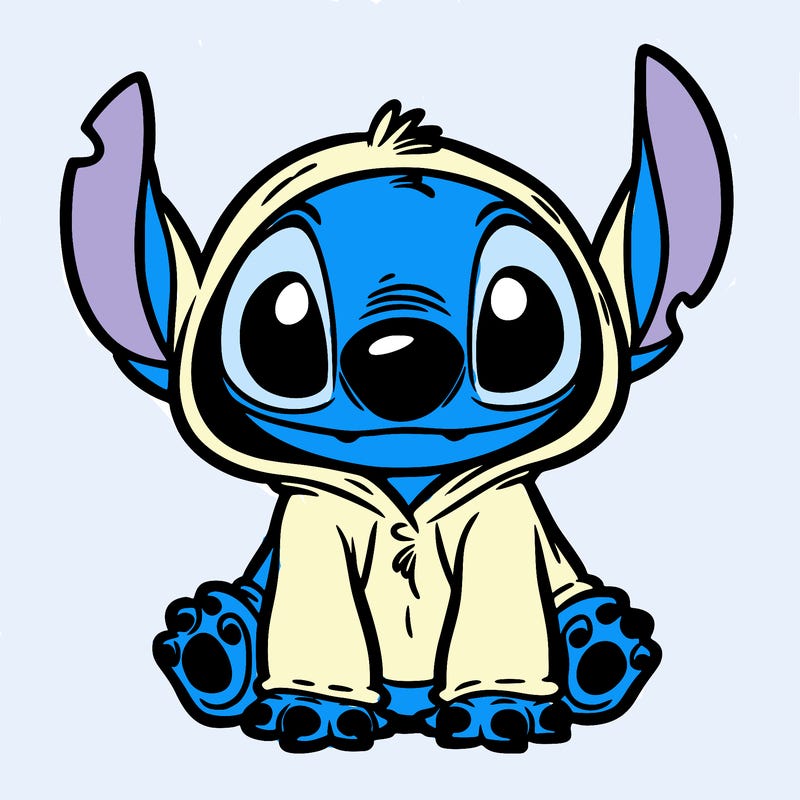 stitch in a dog costume