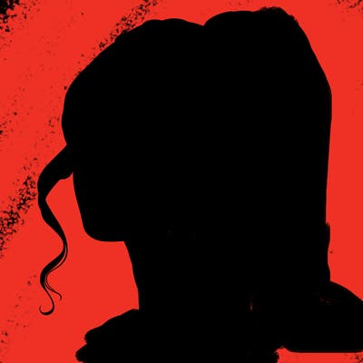 realistic girl with a ponytail on her hair and lips