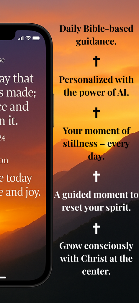 Genesis: The Bible Journal App - Interfaccia dell'app Genesi per il diario biblico che visualizza guida spirituale quotidiana e riflessioni potenziate dall'IA