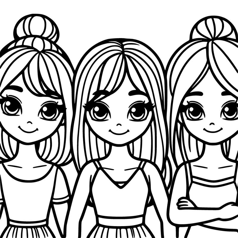 3 girls