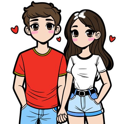 boyfriend and girlfriend