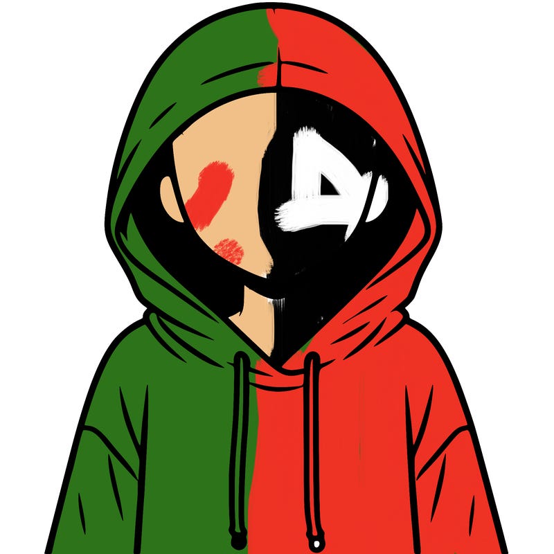 faceless girl in hoodie
