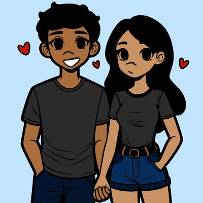 boyfriend and girlfriend