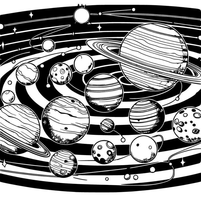 realistic planets on a solar system