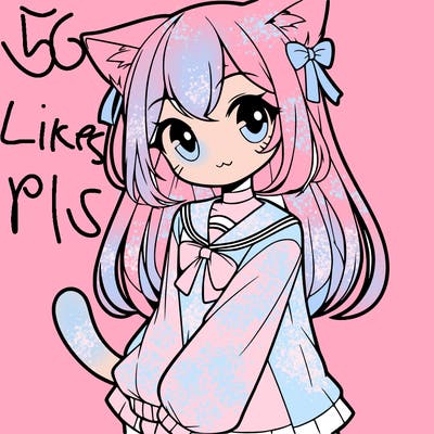 cat anime girl