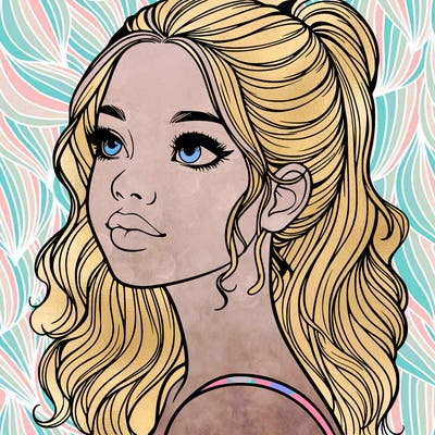 beautiful realistic girl