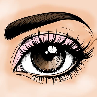 realistic eye