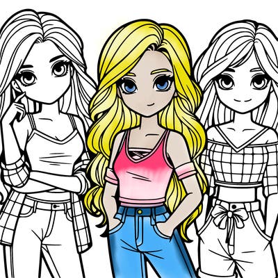 a group of teenager girls