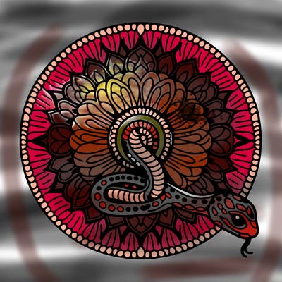 snake mandala