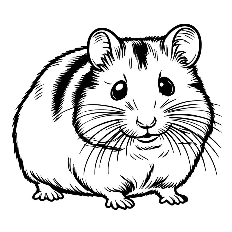 realistic hamster