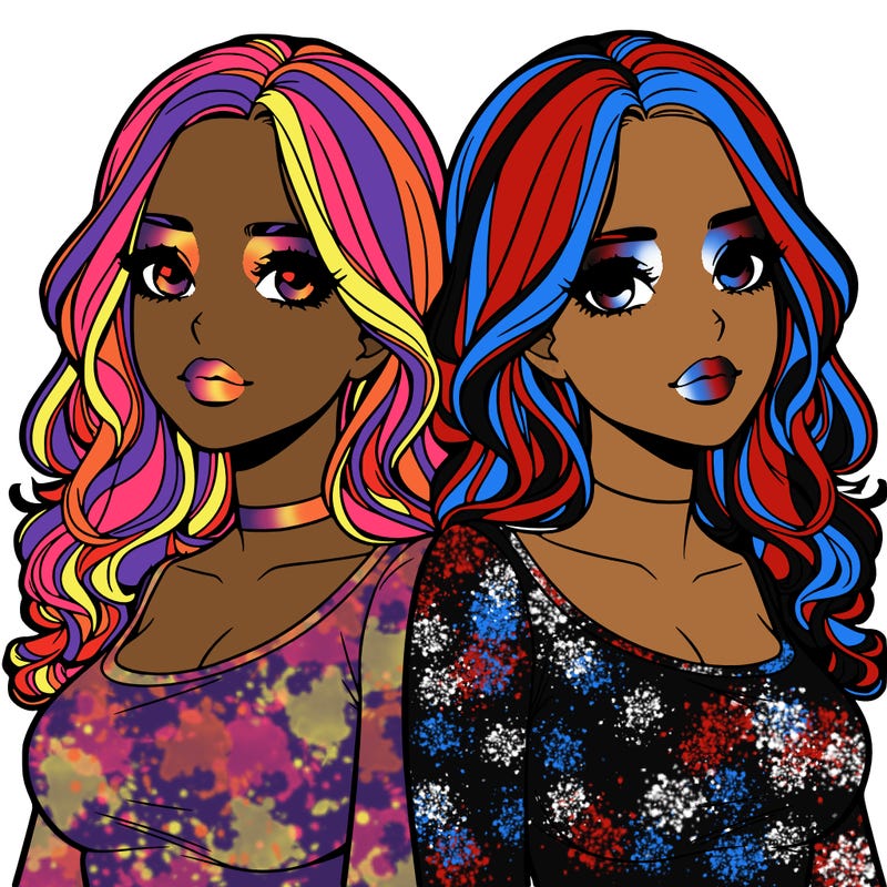 realistic twin sisters