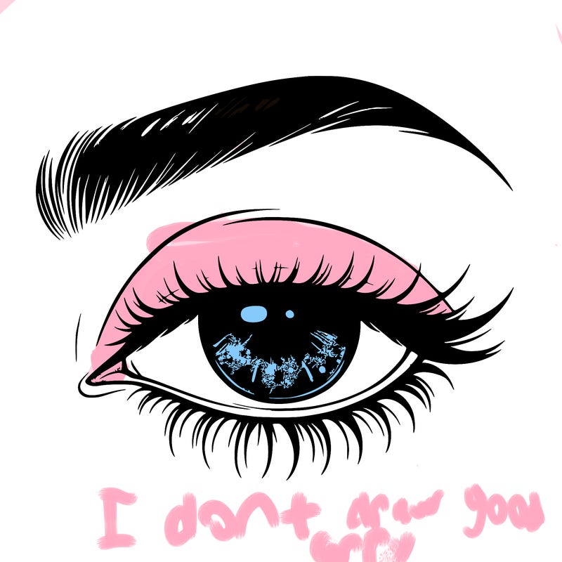 eye closed realistic