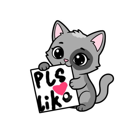 a small cat with a blank sheet of paper in its hand. the cat is sooooooo cute!