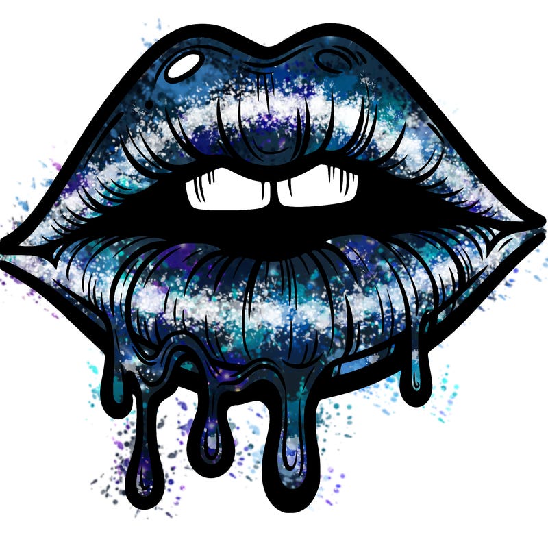 lips that look realistic and drip